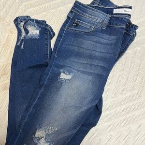 Kancan distressed skinny jeans